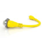 50 Amp 125/250V to 15 Amp Pigtail Adapter Powersmart(TM)- Yellow
