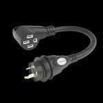 50 Amp RV to 30 Amp Marine Pigtail Adapter with Powersmart(TM)