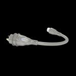 15 Amp to 30 Amp Pigtail Adapter with Faultsmart(TM)- Titanium