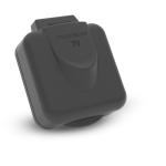 MINI TV/SAT INLET SQUARE - Black