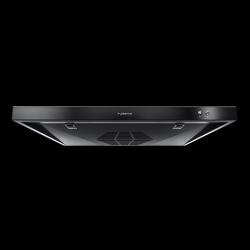 12V RV Ducted Range Hood with Charcoal Filter - Black