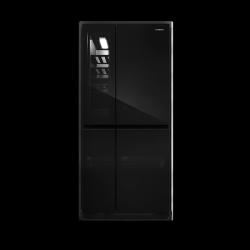 14 cu.ft  Built-in Four Door Refrigerator - Black