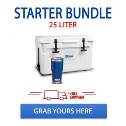 V. 1.0 - Blue Coolers 25 Liter Starter Bundle