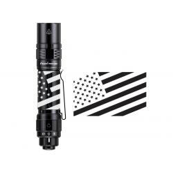 Fenix PD36 TAC Flashlight with Special Edition Engraved Design (Engraved Body Design: USA Flag)