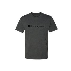 Hooyman Logo Short Sleeve - Medium- Charcoal Heather
