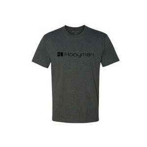 Hooyman Logo Short Sleeve - Large- Charcoal Heather