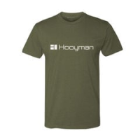 Hooyman Logo Short Sleeve - Small - Military Green Heather