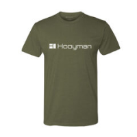 Hooyman Logo Short Sleeve - XL- Military Green Heather