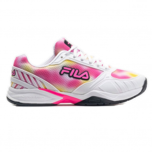 FILA Womens Volley Zone Tie Dye Pickleball Shoes