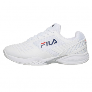 FILA Women's Axilus 2 Energized White/White/Navy Tennis Shoes (5TM00603-147)