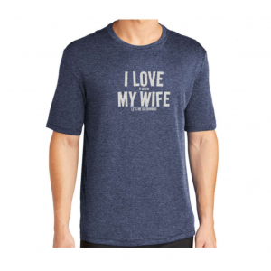 RUN UNITED Inspired I love my Wife (Tech) T-Shirt