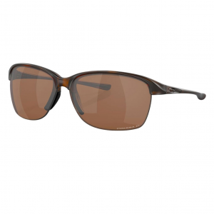 OAKLEY Women's Unstoppable Sunglasses with Matte Brown Tortoise Frame and Prizm Tungsten Polarized Lenses (OO9191-1465)