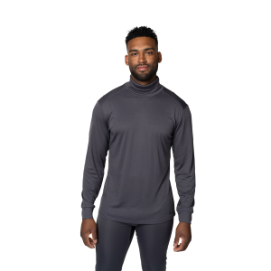 Hot Chillys HOT CHILLYS Men's Peach Skins Roll T-Neck Long Sleeve Thermal Shirt - $61.95 at Run United