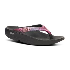 Oofos OOFOS Oolala Limited Disco Zebra Thong Sandals - $53.95 at Run United