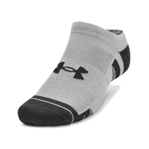 Under Armour UNDER ARMOUR Unisex Performance Tech 3-Pack No Show Black/Jet Gray Socks - $23.54 at Run United