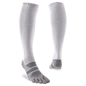Injinji INJINJI Women's Compression Over the Calf Gray Running Socks - $35.00 at Run United