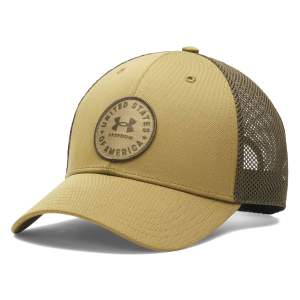 Under Armour UNDER ARMOUR Men's Freedom Mid Canteen Green/Expedition Green Trucker Hat (6003571-320-OSFA) - $19.60 at Run United