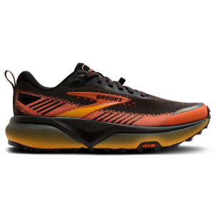 Brooks BROOKS Men's Cascadia 20 Black/Tigerlily/Orange Trail Running Shoes - $160.00 at Run United