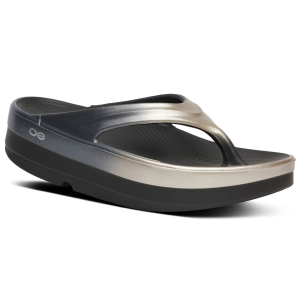 Oofos OOFOS Women's OOmega OOlala Luxe Latte Fade Platform Thong Sandal - $99.95 at Run United