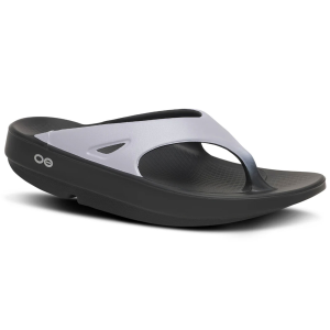 Oofos OOFOS Women's OOriginal Limited Edition Sport Black/Lavender Thong Sandal - $69.95 at Run United
