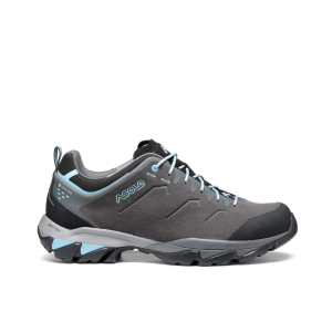 ASOLO Women's Acadia LTH GTX Bunion Fit Graphite/Sky Blue Shoes