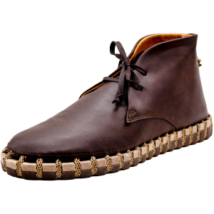Kengos KENGOS Men's Sur Cactus Leather Brown High Top Lace Up Shoe - $131.75 at Run United