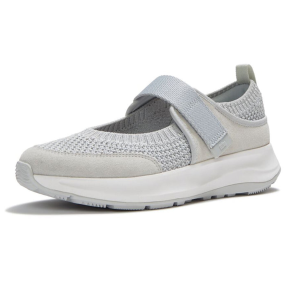 Fitflop FITFLOP F-Mode Flow Mary-Janes Chunky Knit Trainers, Color: Dew Blue - $130.00 at Run United