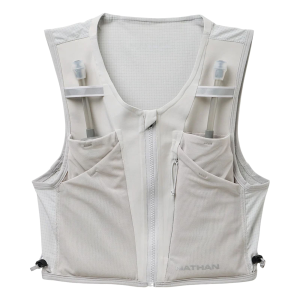 Nathan Sports NATHAN SPORTS Women's AeroZip 1L Vapor Gray/Reflective Silver Hydration Race Vest (NS31050-80254) - $140.00 at Run United