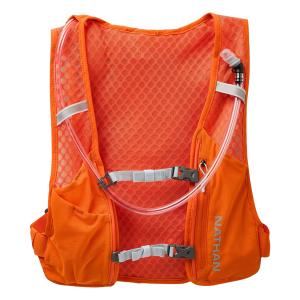 NATHAN SPORTS Quick Start 3.0 6L Orange Blaze/Reflective Silver Hydration Pack (NS30750-30217-OSFM)