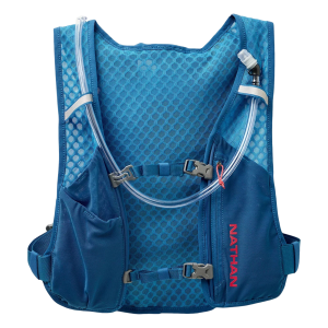 Nathan Sports NATHAN SPORTS Quick Start 3.0 6L Electric Blue/Ribbon Red Hydration Pack (NS30750-60522-OSFM) - $110.00 at Run United