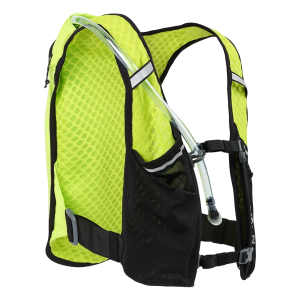 Nathan Sports NATHAN SPORTS Hypernight Quick Start 3.0 4L Hi Vis Yellow/Hex Print Hydration Pack (NS30910-40072-OSFM) - $110.00 at Run United