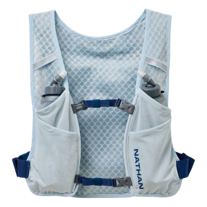 Nathan Sports NATHAN SPORTS Quick Start 3.0 4L Soft Flask Light Blue/Deep Blue Hydration Pack (NS30930-60524-OSFM) - $100.00 at Run United