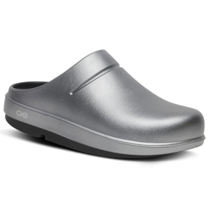 OOFOS Oocloog Luxe Black Sparkle Clogs