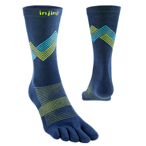 INJINJI Unisex Run Lightweight Crew Running Socks