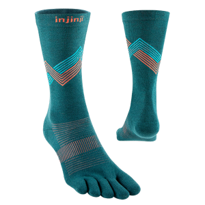 INJINJI Unisex Run Lightweight Crew Running Socks