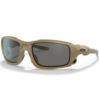 OAKLEY SI Ballistic Shocktube Terrain Tan Frame/Gray Lanses Sunglasses (OO9329-04)