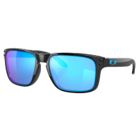 OAKLEY Holbrook Sunglasses with Polished Black Frame and Prizm Sapphire Lenses OO9102-F555