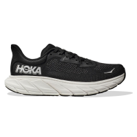 HOKA Women's Arahi 7 Wide Black/White Running Shoes (1147890-BWHT)