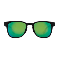 KAENON Unisex Avalon Matte Black - Coastal Green Polarized Sunglasses (074MBMBGN-GREN)