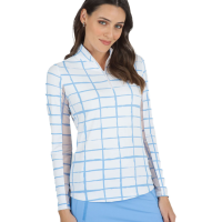 IBKUL Long Sleeve Cordova Mock Neck Top