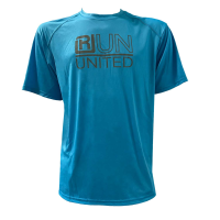 RUN UNITED Mens Electric Blue Shirt