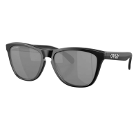 OAKLEY Frogskins Sunglasses Matte Black Frame and Prizm Black Polarized Lenses (OO9245-8754)