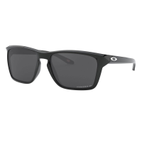 OAKLEY Men's Sylas Sunglasses with Polished Black Frame and Prizm Black Polarized Lenses (OO9448-0558)