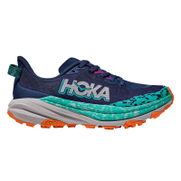 HOKA Women's Speedgoat 6 Wide Varsity Navy/Meteor Trail Running Shoes (1147832-VYM)