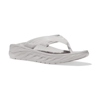 HOKA Men's Ora Lunar Rock/White Recovery Flip Sandals
