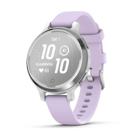 GARMIN Lily 2 Active Silver with Purple Jasmine Silicone Band Smartwatch (010-02891-01)