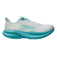 HOKA Women's Mach 6 White/Cielo Blue Running Shoes