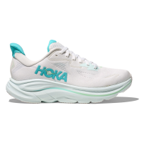 HOKA Women's Clifton 10 Wide White/Cielo Blue Running Shoes