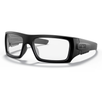 OAKLEY Industrial Det Cord Sunglasses with Matte Black Frame and Clear Lens (OO9253-07)