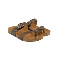 HAFLINGER Women's Juno Braun Metallic Sandals